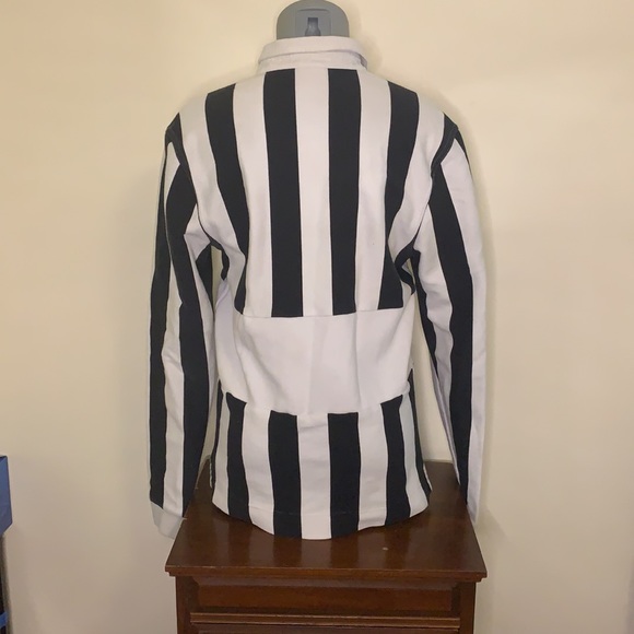 Reebok Classic Rugby Striped Long Sleeve Shirt - Picture 2 of 12